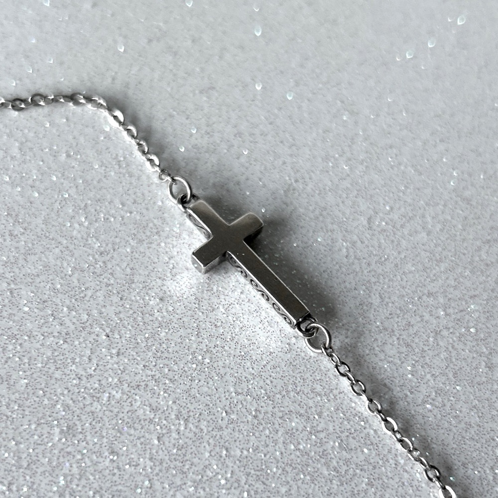 Brighton Inner Shine Cross Anklet NWOT - Picture 6 of 14